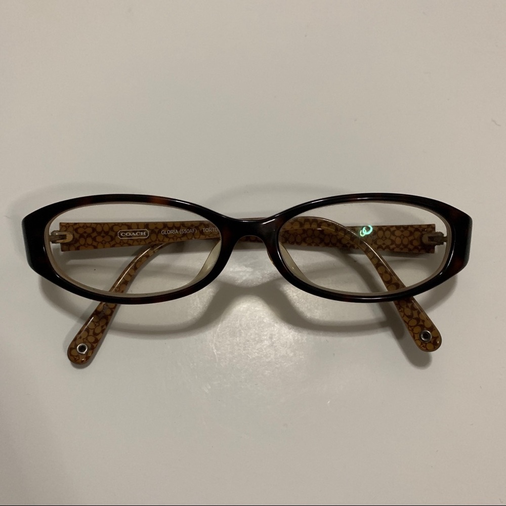 Coach Gloria 550AF Tortoise Eyeglasses - Picture 2 of 9